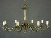 Appraisal: CHANDELIER - th c cast brass eight arm French chandelier