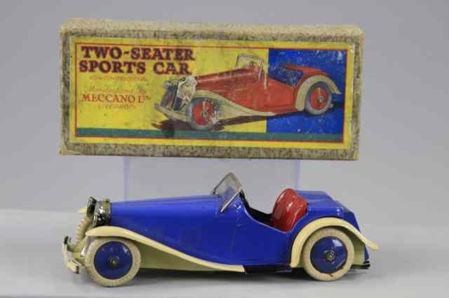 Appraisal: MECCANO TWO SEAT NON-CONSTRUCTOR AUTO WITH BOX England pressed steel