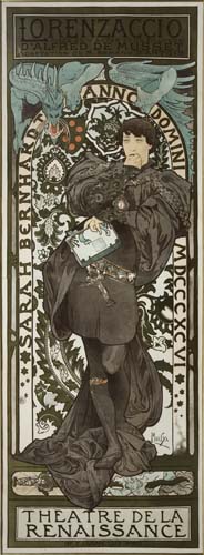 Appraisal: ALPHONSE MUCHA - LORENZACCIO x inches F Champenois Paris Condition