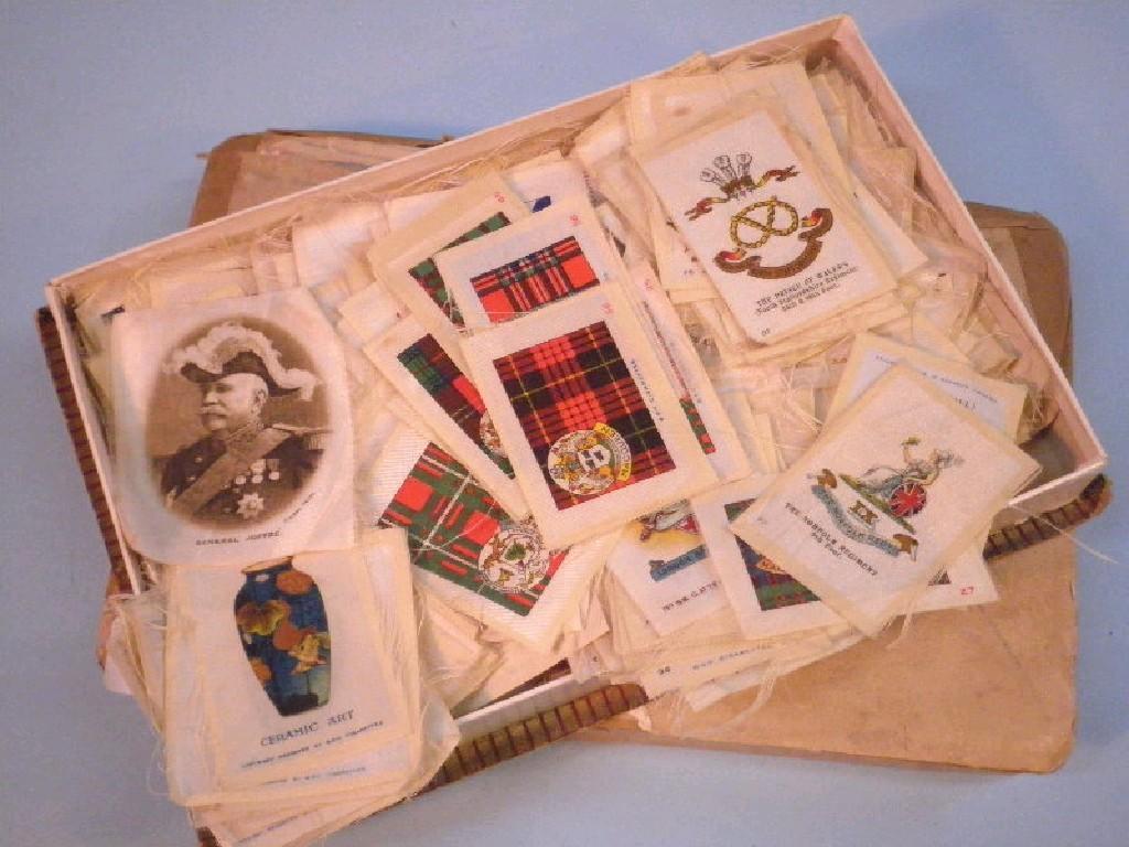 Appraisal: A box of early thC silk cigar and cigarette cards