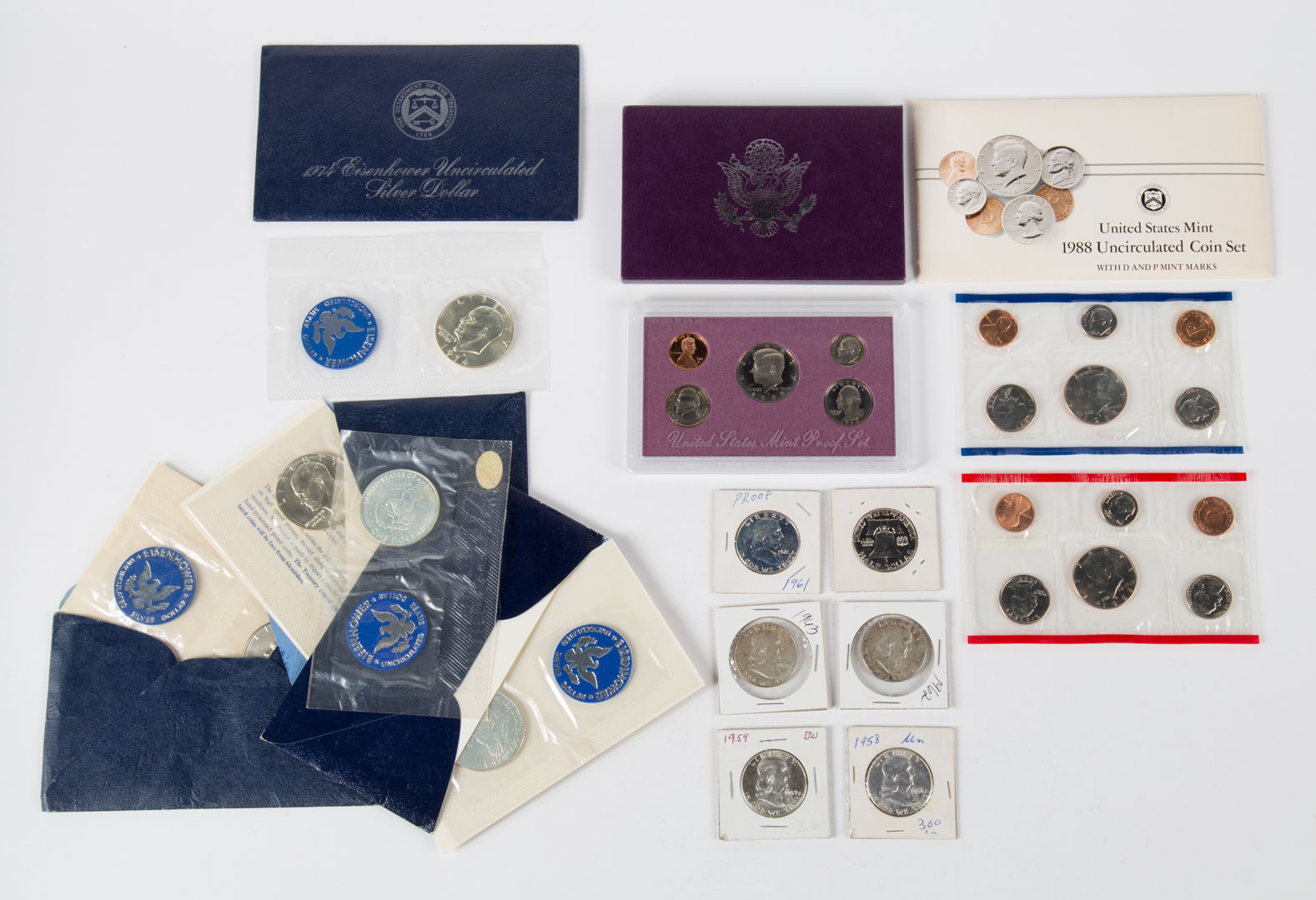 Appraisal: USA Mixed US Mint Products Comprising a mint set and