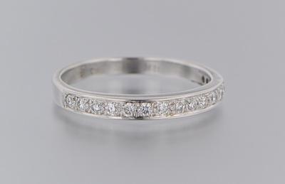 Appraisal: A Ladies' k Gold and Diamond Band k white gold