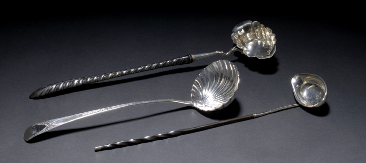 Appraisal: George III Sterling Silver Punch Ladle hallmarked London - by