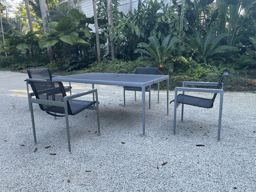 Appraisal: Richard Schultz Outdoor Set For Knoll Richard Schultz Outdoor Set