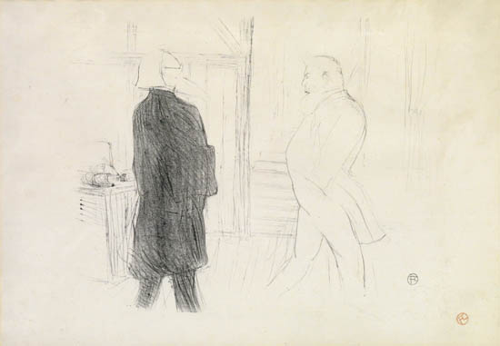 Appraisal: HENRI TOULOUSE-LAUTREC Antoine et G mier dans Une Faillite Lithograph