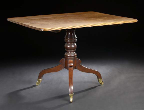 Appraisal: Late George III Mahogany Breakfast Table early th century the