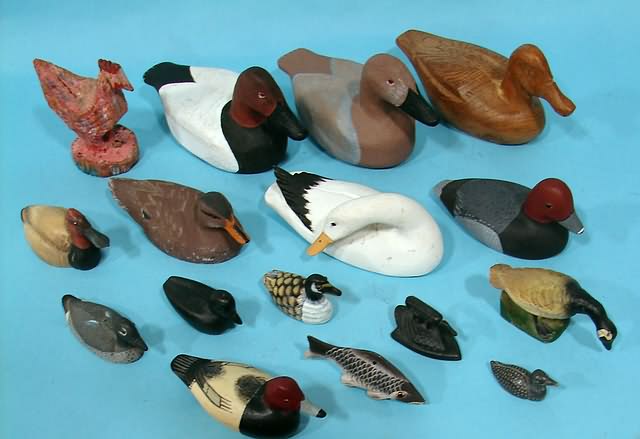 Appraisal: Group of miniature decoys