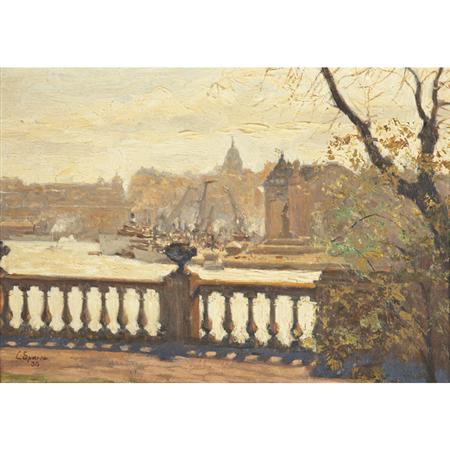 Appraisal: Louis Sparre Swedish - View of Prague Estimate -