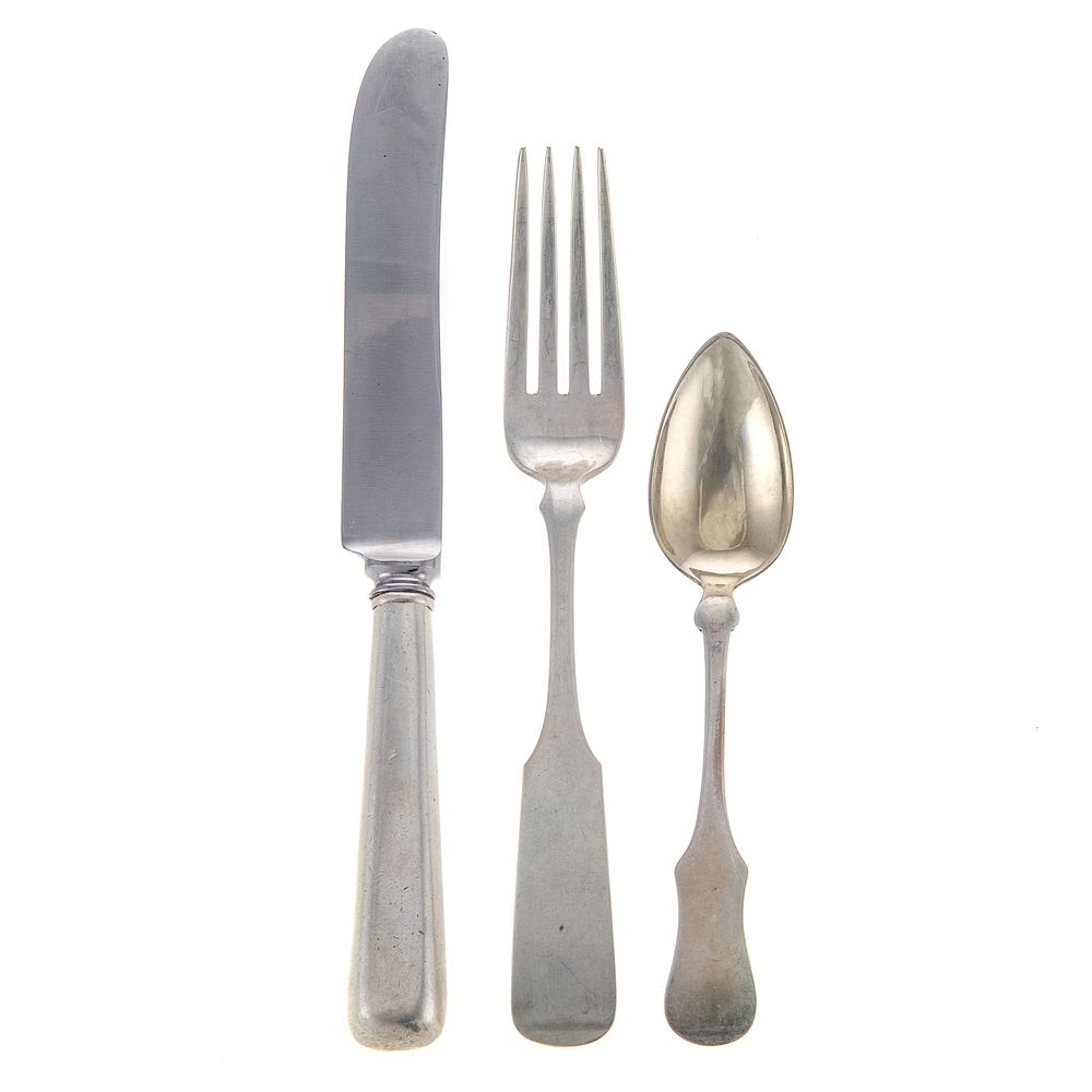 Appraisal: Arthur J Stone Assembled Sterling Flatware Service Service for six