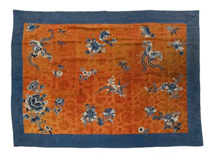 Appraisal: Chinese silk and embroidery panel th century Of rectangular form