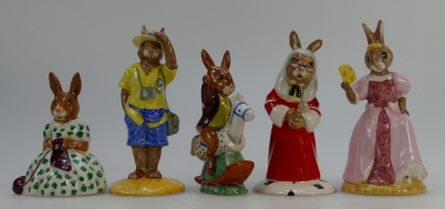 Appraisal: A collection of Royal Doulton Bunnykins figures to include Judge