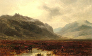 Appraisal: Peter Graham RA ARSA - - Highland Landscape oil on