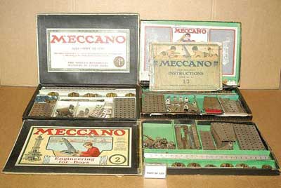 Appraisal: Meccano early Nickel Outfits including Sets No x No A