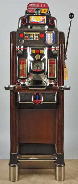 Appraisal: Jennings Nevada Club Prospector Slot Machine Description Working Floor model