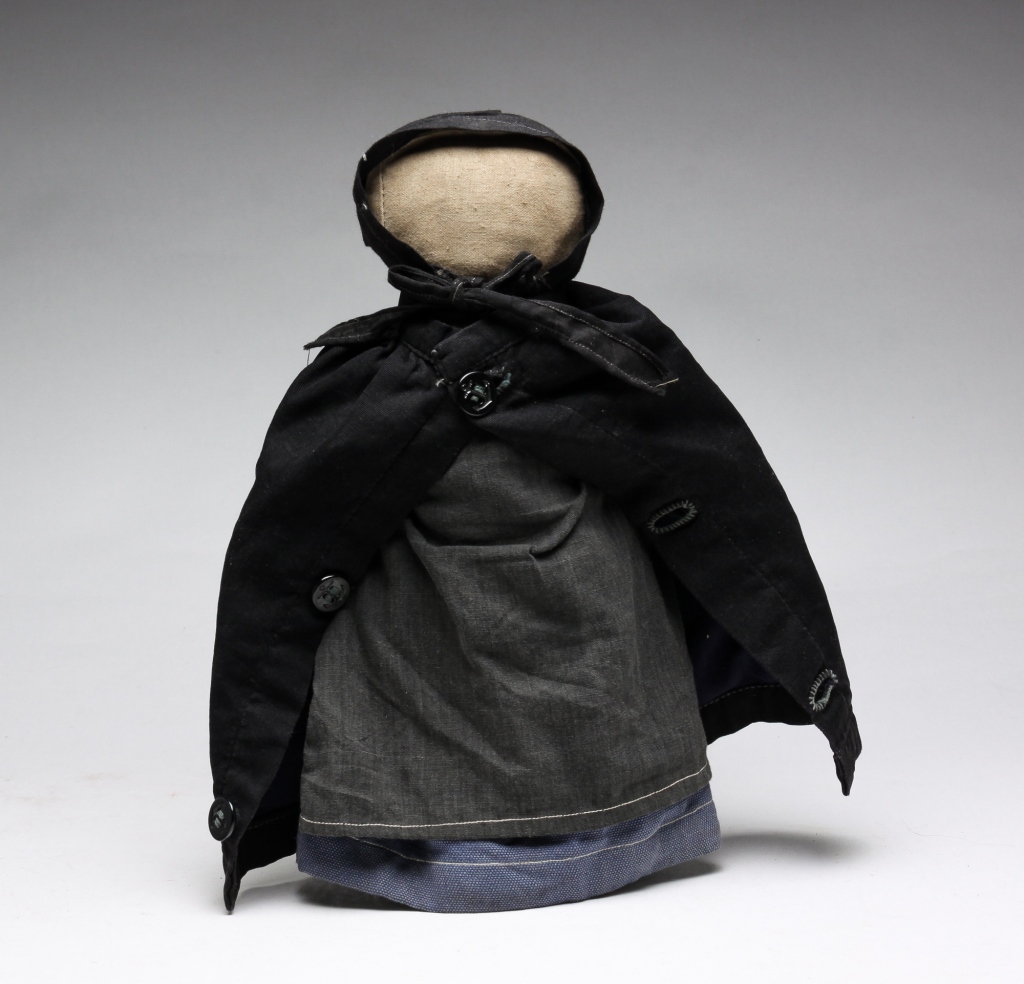 Appraisal: PENNSYLVANIA AMISH CHURCH DOLL From Lancaster County ca - Original