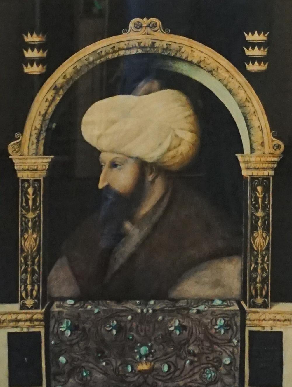 Appraisal: AFTER BELLINI FAITH SULTAN MEHMET MUSEUM PRINT FRAME X IN