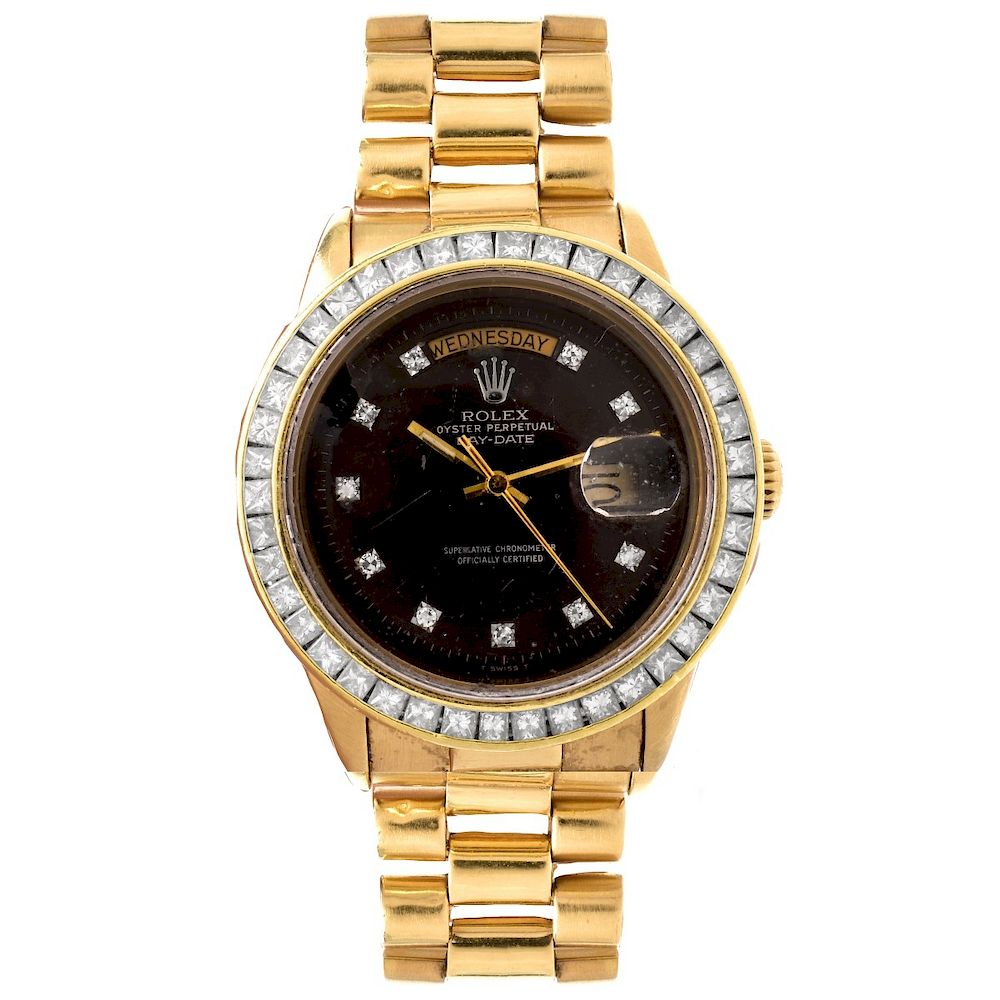 Appraisal: Man's Rolex K Gold Day Date President Man's Vintage Rolex