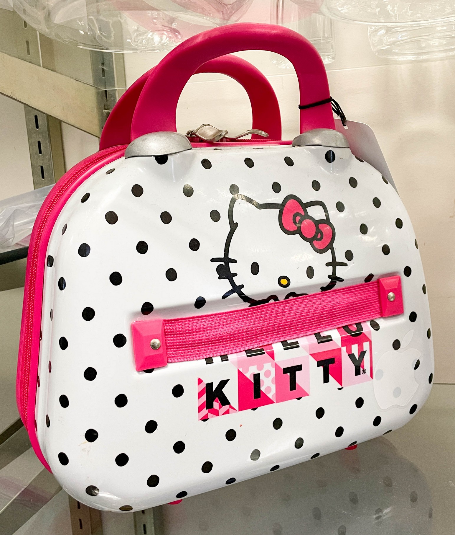 Appraisal: Hello Kitty travel make-up case hard sided interior divider with