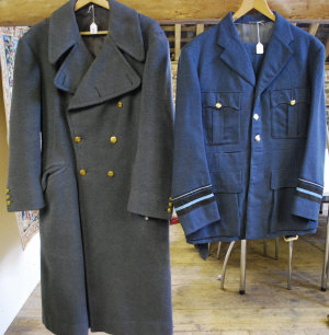 Appraisal: RAF Air Vice-Marshall's uniform to w RAF greatcoat