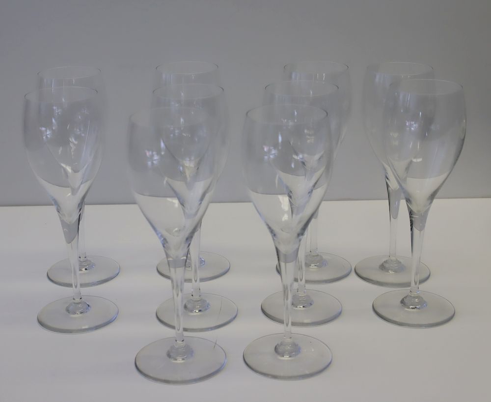 Appraisal: Group of Baccarat Wine Glasses Wine or possible after dinner