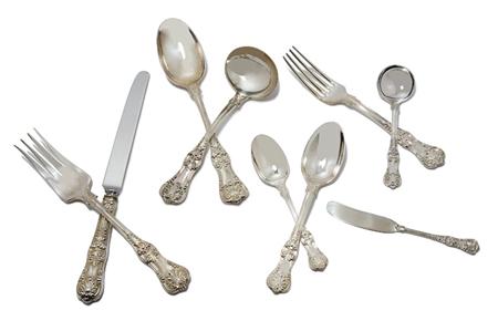 Appraisal: Tiffany Co Sterling Silver Flatware Service Estimate -