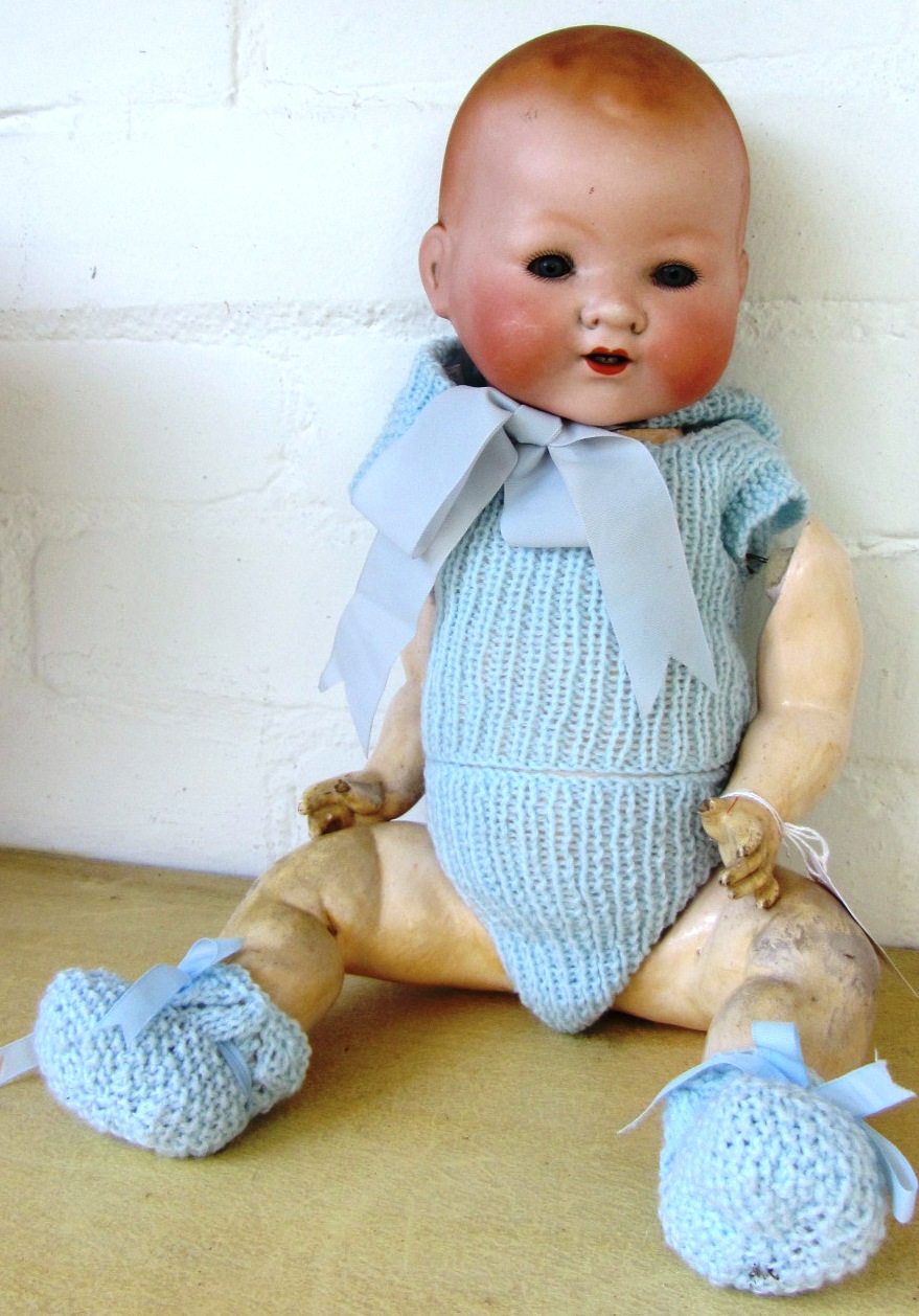 Appraisal: An Armand Marseille bisque head doll No with sleep eyes