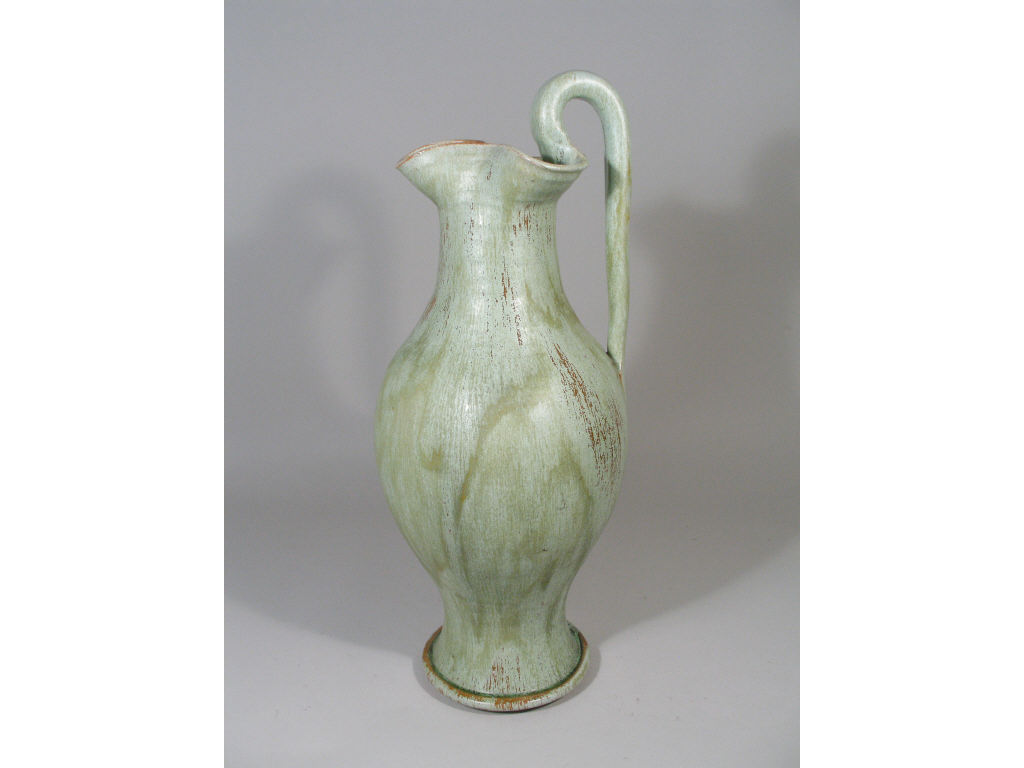 Appraisal: NC Pottery Rebecca Pitcher attributed to AR Cole Pottery green