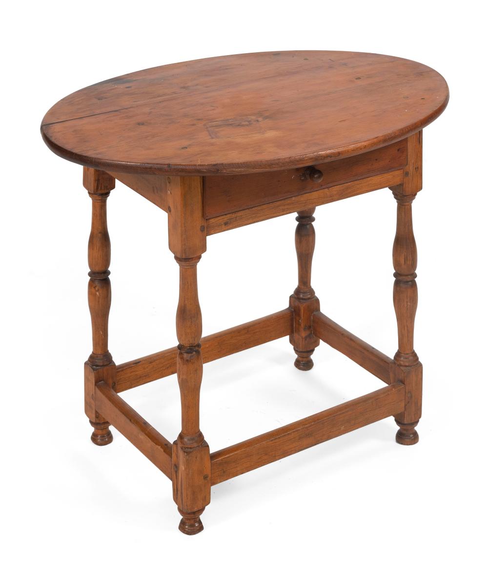 Appraisal: NEW ENGLAND TAVERN TABLE MID- TH CENTURY HEIGHT TOP X