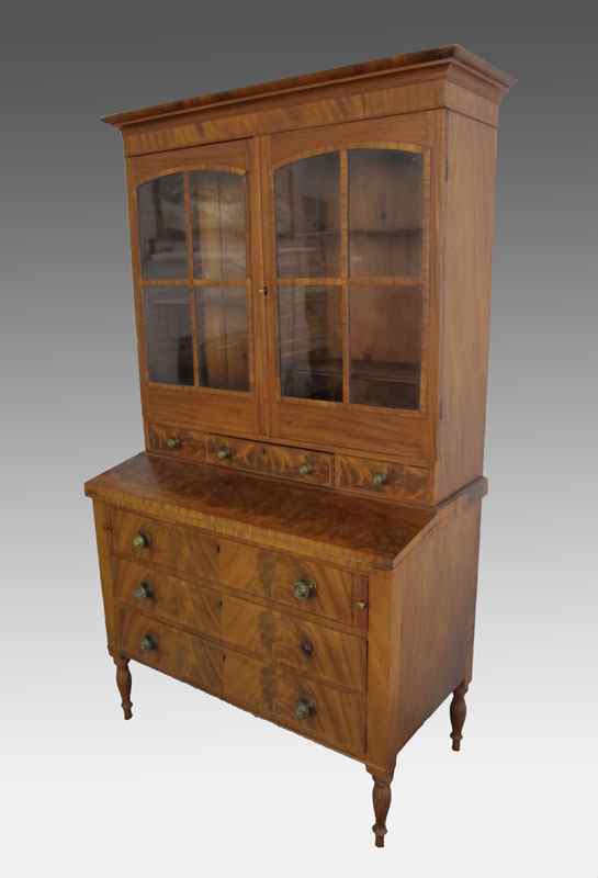 Appraisal: EARLY TH CENTURY NEW ENGLAND DRAWER SECRETARY New England most