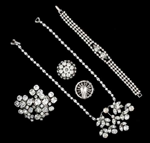 Appraisal: Eisenberg Celebrity Weiss Kramer Costume Jewelry Collection A pair of