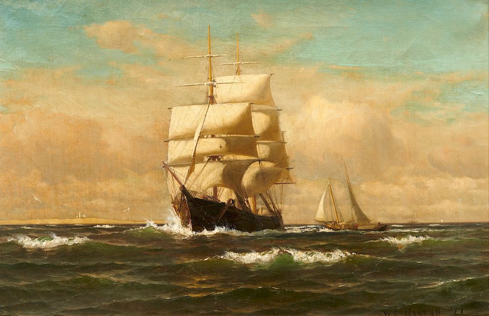 Appraisal: WILLIAM EDWARD NORTON American - Marine View oil on canvas