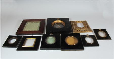 Appraisal: A group of th century and later picture frames comprising