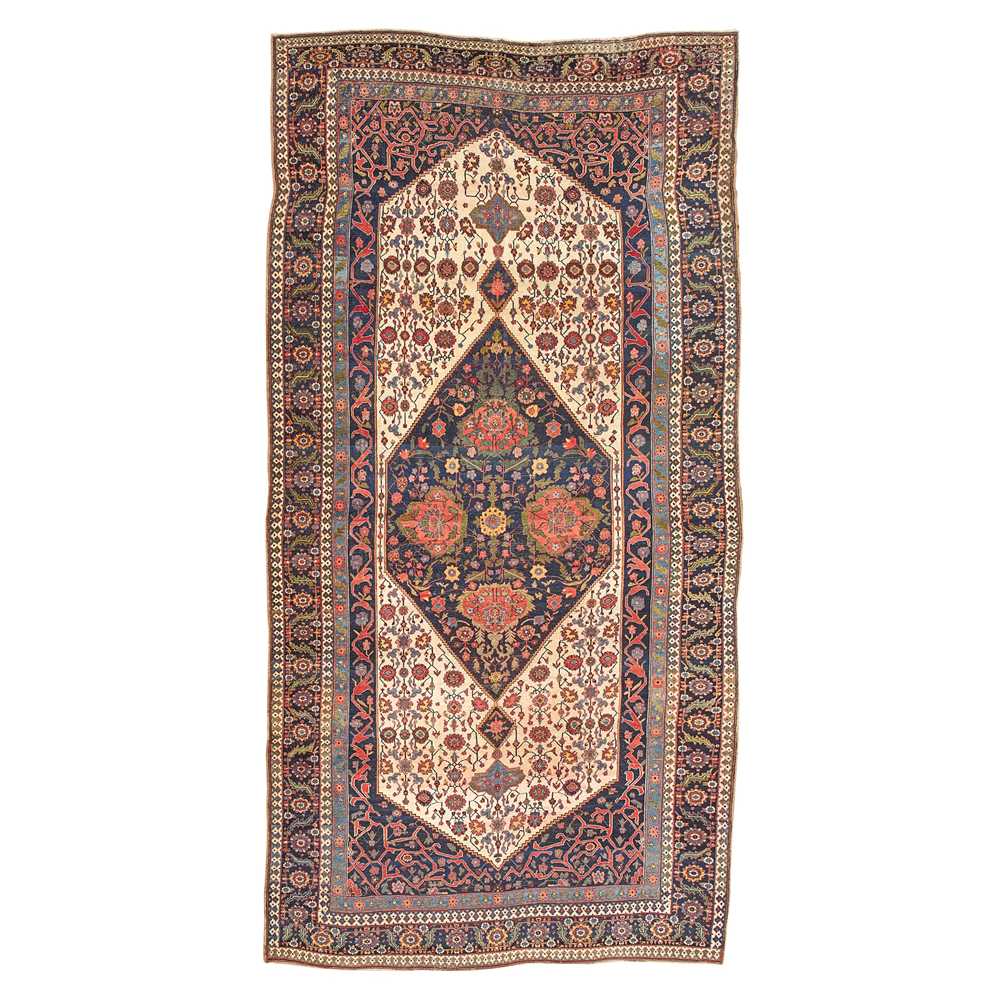 Appraisal: LARGE BIDJAR CARPET WEST PERSIA LATE TH EARLY TH CENTURY