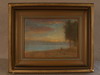 Appraisal: PASTEL- IMPRESSIONIST VIEW OF PARENT AND CHILD ON SHORE AT