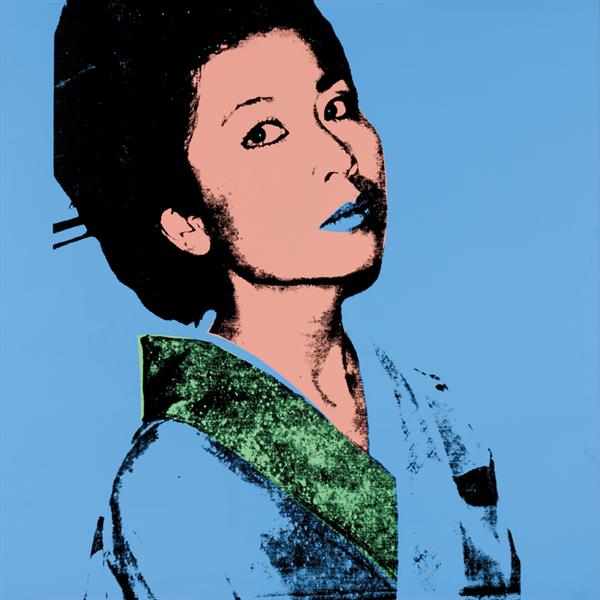 Appraisal: ANDY WARHOL American - ''Kimiko'' screenprint on Stonehenge paper signed