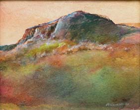 Appraisal: WATERCOLOR BY PERKINSON Watercolor on paper by Perkinson American of