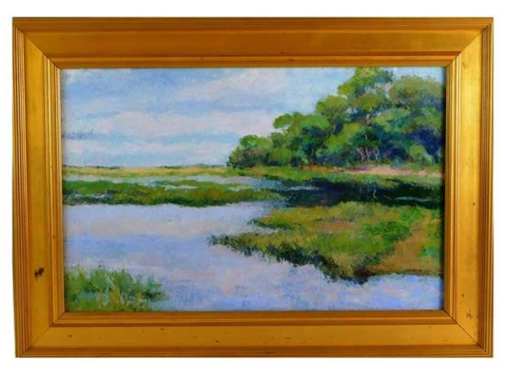 Appraisal: Joan Jardine American th st C Pamet in Spring oil