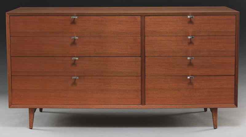 Appraisal: George Nelson for Herman Miller Thin Edge chesthaving eight drawers