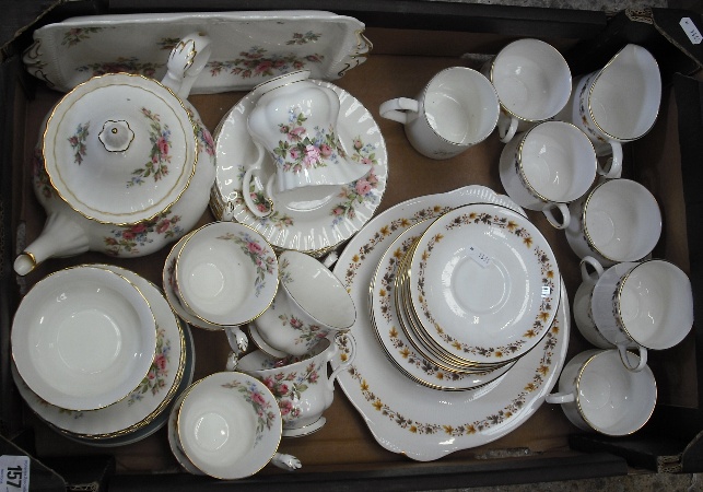 Appraisal: Royal Albert ps Moss Rose Teaset and Royal Kent Golden