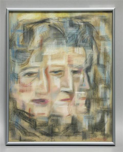 Appraisal: VICTOR DE PAUW AMERICAN - PORTRAIT OF E A Pastel