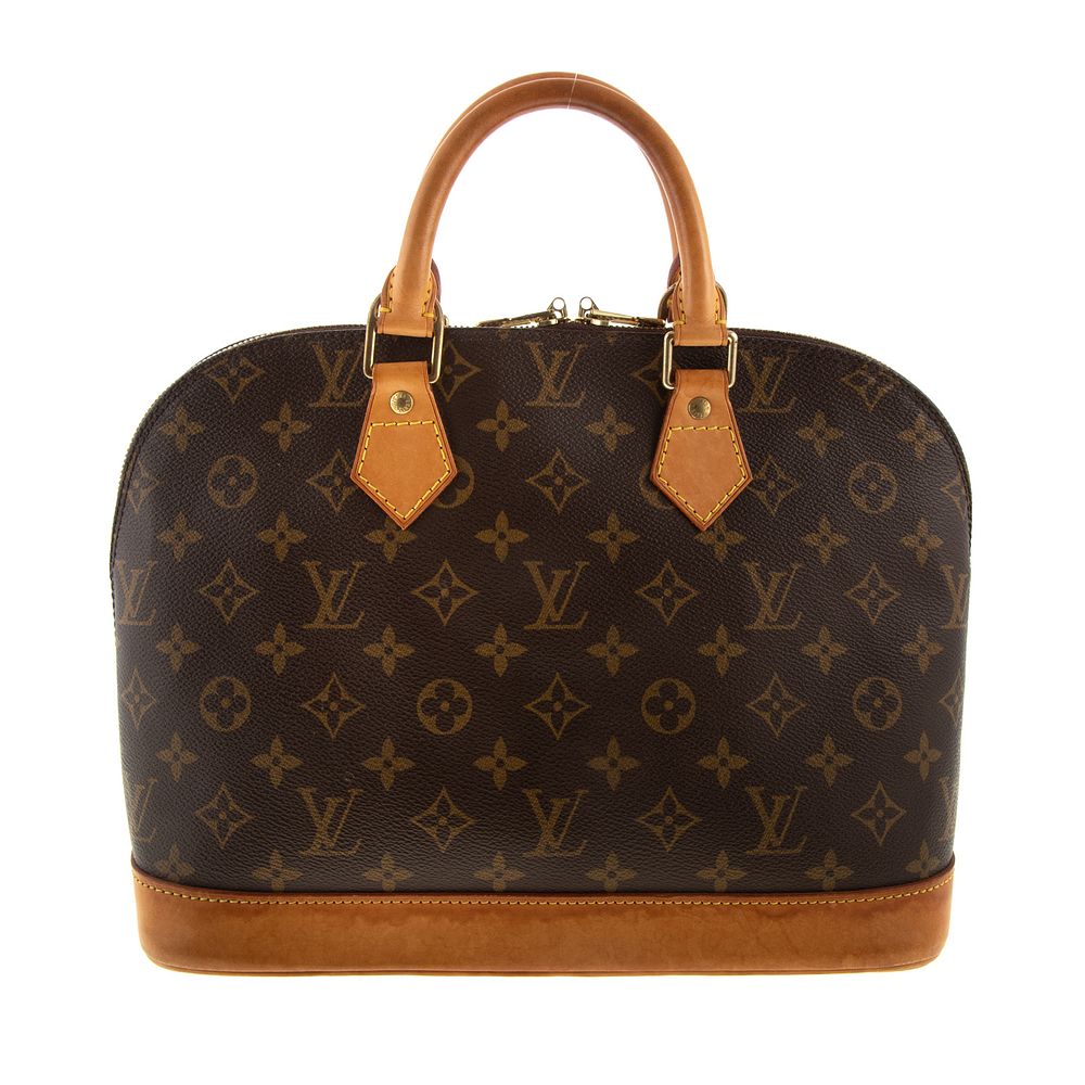 Appraisal: A Louis Vuitton Monogram Alma PM A brown and tan