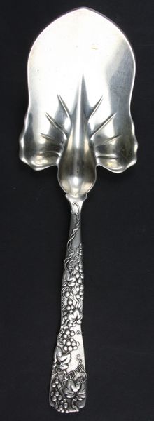 Appraisal: Tiffany sterling silver pastry server in the Vine grapevine pattern