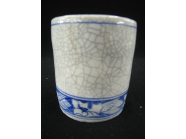 Appraisal: Dedham Art Pottery Mug crackle finish with hairline