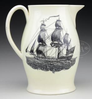 Appraisal: LIVERPOOL STATES JUG LIVERPOOL STATES JUG nd half th century