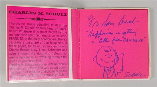 Appraisal: Book Happiness is a Warm Puppy by Charles Schultz Inscribed