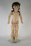 Appraisal: DOLL - C M Bergman bisque swivel head with brown