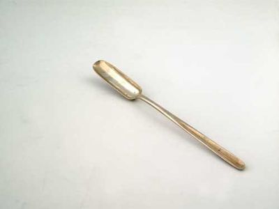 Appraisal: A George IV marrow scoop by William Chawner London cm