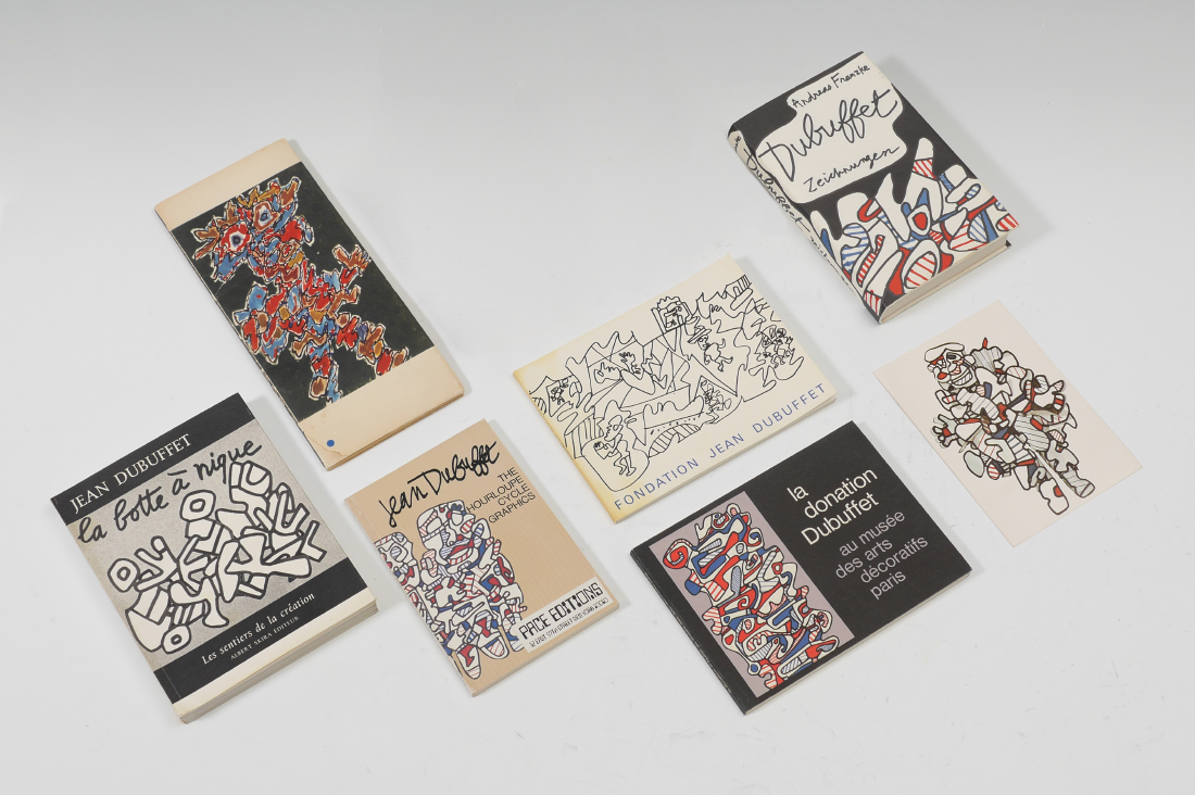 Appraisal: COLLECTION OF JEAN DUBUFFET EPHEMERA pieces total to include Program