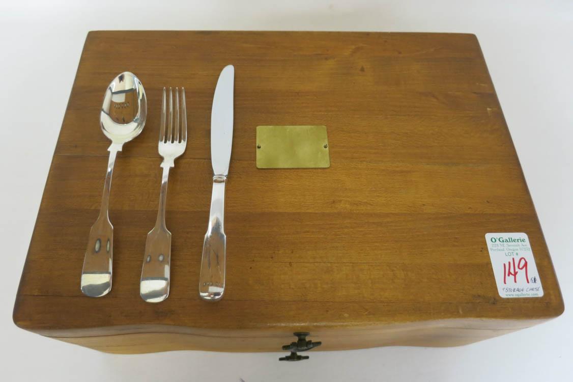 Appraisal: GORHAM STERLING SILVER FLATWARE SET plus storage chest fifty-one pieces