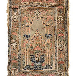 Appraisal: A Continental Embroidered Tapestry th Century x inches Property from